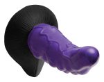 Orion Invader Veiny Space Alien Silicone Dildo - Purple - Image 4