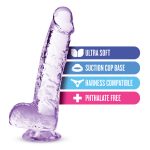 Naturally Yours - 6 Inch Crystalline Dildo - Amethyst - Image 4