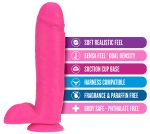 Neo - 11 Inch Dual Density Dildo - Neon Pink - Image 4