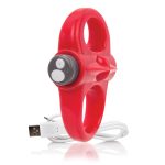 Charged Yoga Rechargeable Vibe Ring - Red - Image 5
