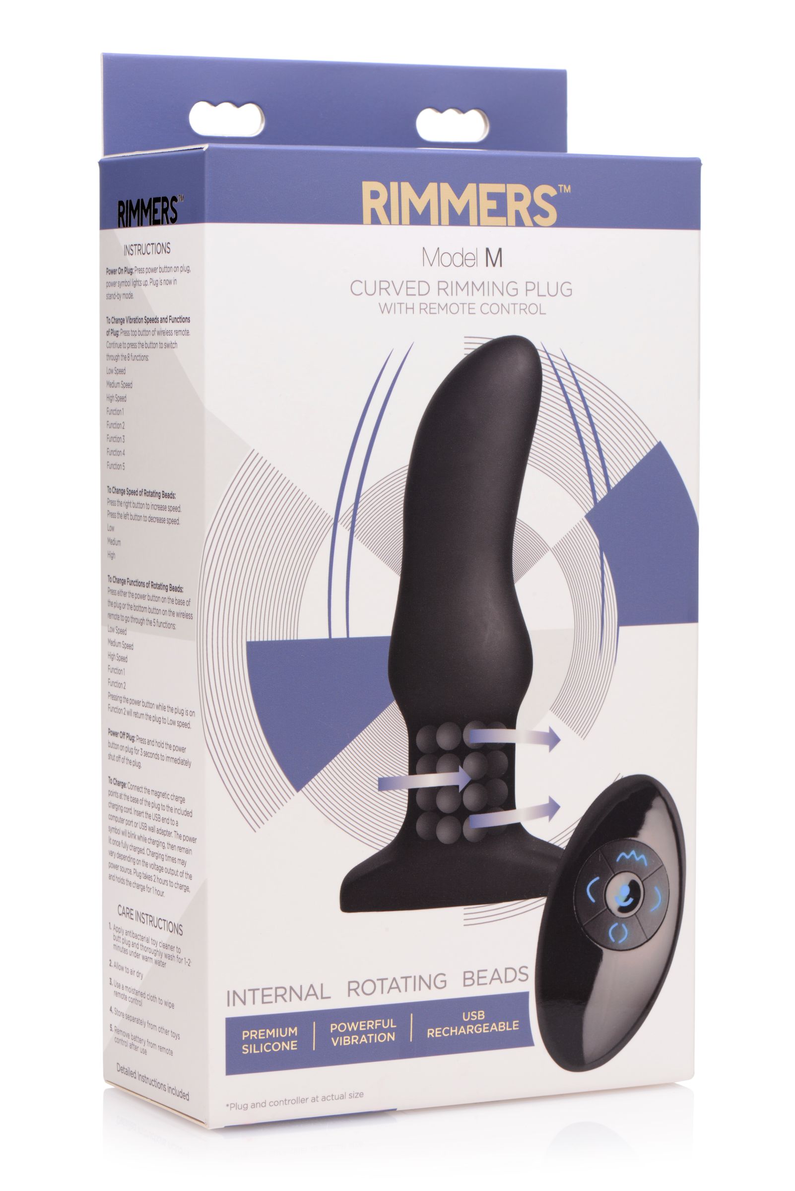 rPRRxrUr5dzL2nHxwgYTg29S37t3JBwG Model M Curved Rimming Plug With Remote Control - Image 1