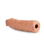 Lock on - 8 Inch Realistic Lock on Dildo - Mocha - Image 3