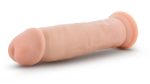 Dr. Skin Silicone - Dr. Henry - 9 Inch Dildo With Suction Cup - Vanilla