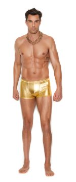 Men's Gold Lame Boxer Brief - Large/xlarge - Gold - Image 2