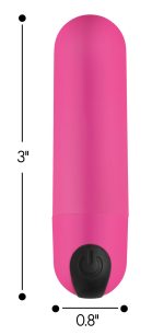 Bang Vibrating Bullet With Remote Control - Pink - Image 3