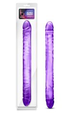 B Yours 18 Inch Double Dildo - Purple - Image 3