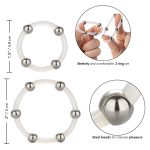 Steel Beaded Silicone Ring Set - Image 3