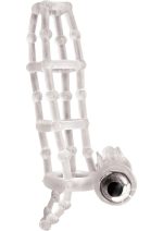 The Macho Vibrating Cockring - Clear - Image 2