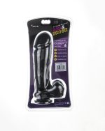 10" Thick Cock W/balls & Suction - Black - Image 2