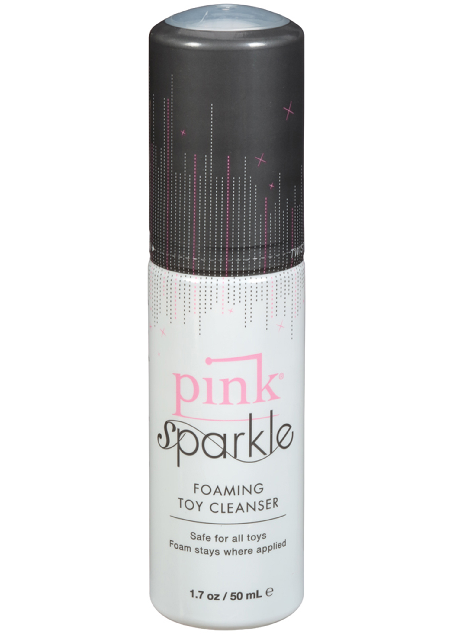 rweXv03WNSDk1mV1SB8QUX4e4JMm1BGE Pink Sparkle Foaming Toy Cleaner - 1.7 Oz. - Image 1
