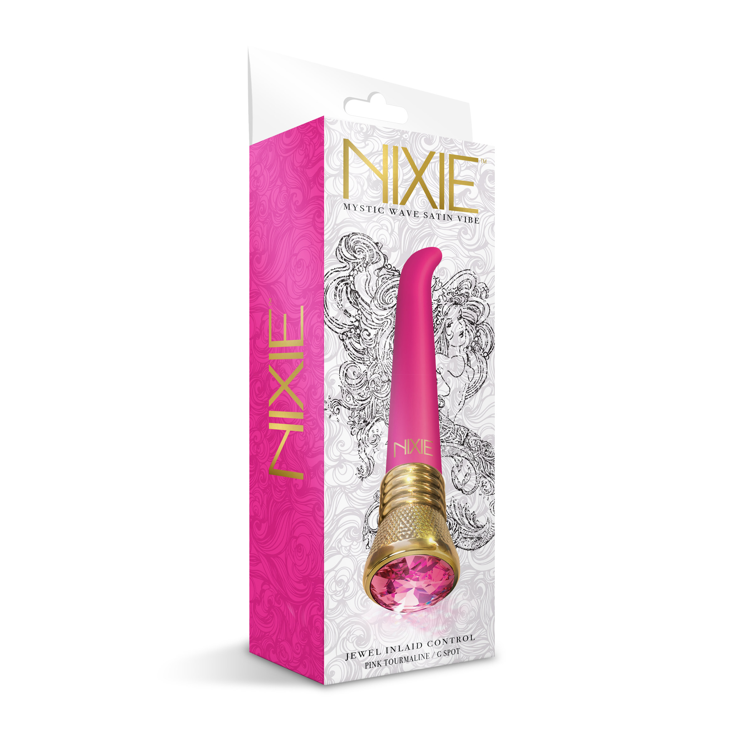 rxlndP2NtXXfWkCKnSFEA76A95peayhO Nixie Jewel Satin G Spot Vibe 10 Function - Pink Tourmaline - Image 1