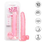 Size Queen 10 inch/25.5 Cm - Pink - Image 11