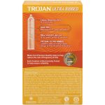 Trojan Stimulations Ulta Ribbed - 12 Pack - Image 4