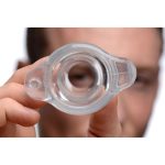 Peephole Clear Hollow Anal Plug - Large - Image 3