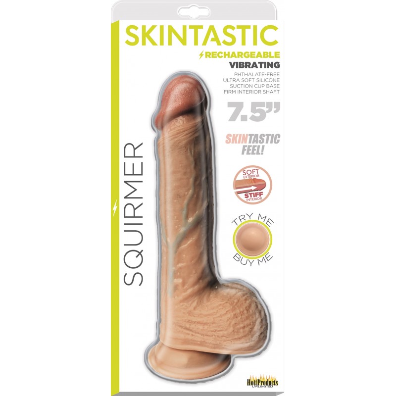 sInZIT7V03qEW0gVlTHB5vSs1AX1PYkL Squirmer - Skintastic Series Rechargeable - 7.5 Inch - Image 1