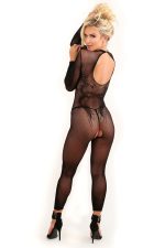 Unleash Me Keyhole Dragon Footless Bodystocking - One Size - Image 2