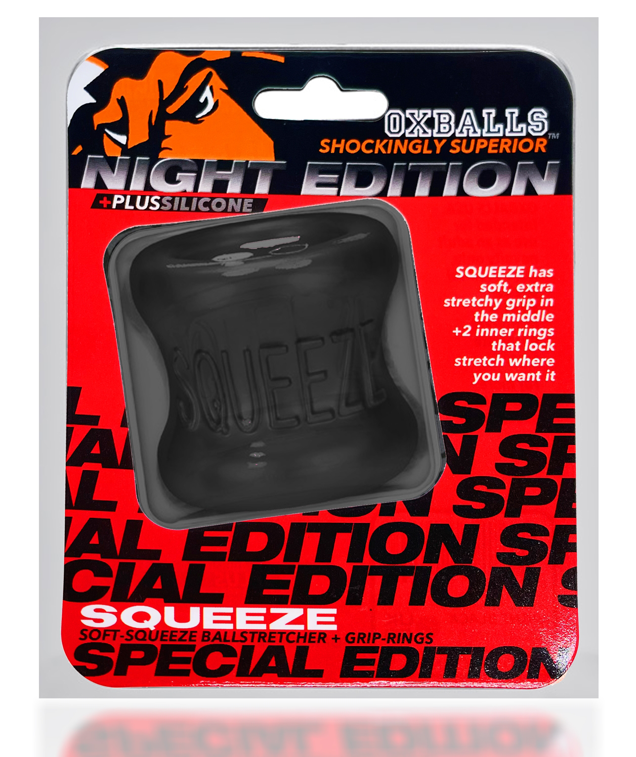 shdHZUzOxQRVCGePmDBSgvkWVJIahN3x Squeeze Soft - Grip Ballstretcher - Night Black - Image 1