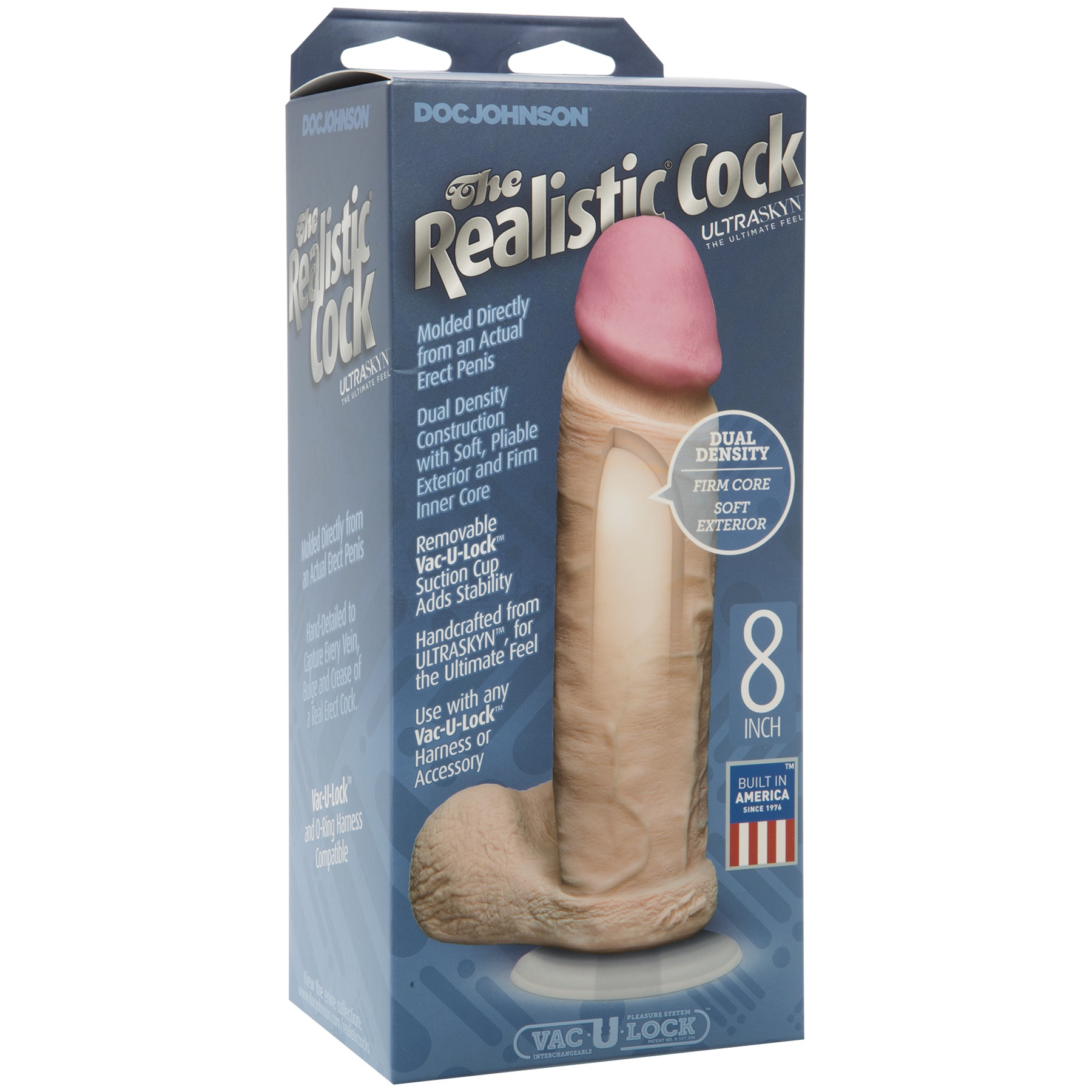 stHlVaIbdezq0Wri7L8QdJ9xuEVouGIc The Realistic Cock Ultraskyn 8 Inch - White - Image 1