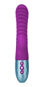 Delola Liquid Silicone Rabbit - Purple - Image 3