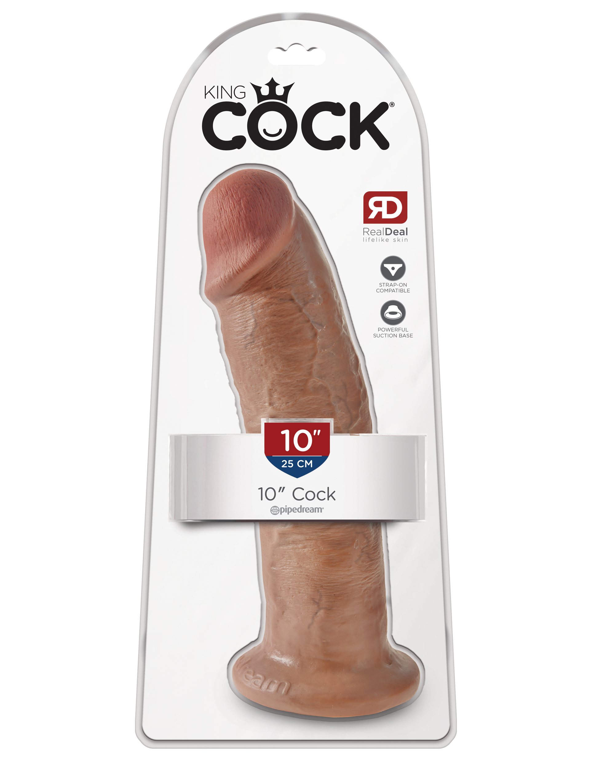 t3K0kYx8Z56iXFDh0A3DwALjpTANT8M0 King Cock 10 Inch Cock - Tan - Image 1