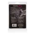 Silver Beaded Nipple Clamps - Image 3
