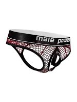 Cock Pit Nte Cock Ring Thong - L/ XL - Burgundy