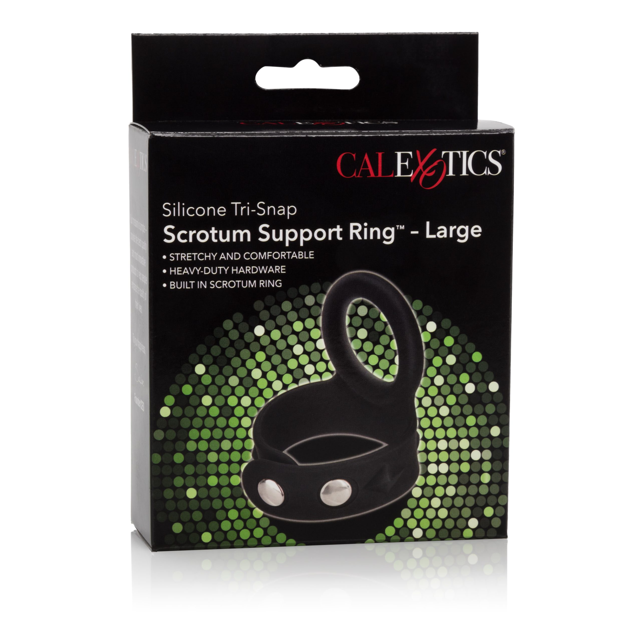 tjnyVzfjtbtY4HTl0ubeY4suGwV3HQ94 Silicone Tri-Snap Scrotum Support Ring - Large - Image 1