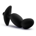 Anal Adventures - Platinum - Silicone Vibrating Prostate Massager 04 -Black - Image 2