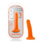 Neo - 5.5 Inch Dual Density Cock - Neon Orange - Image 7
