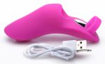 7x Finger Bang Her Pro Silicone Vibrator - Pink - Image 6