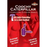 Horny Honey Vibro Ring Coochy Caterpillar - Magenta - Image 2