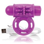 Charged Owow Rechargeable Vibe Ring - Purple - 6 Count Box - Image 3