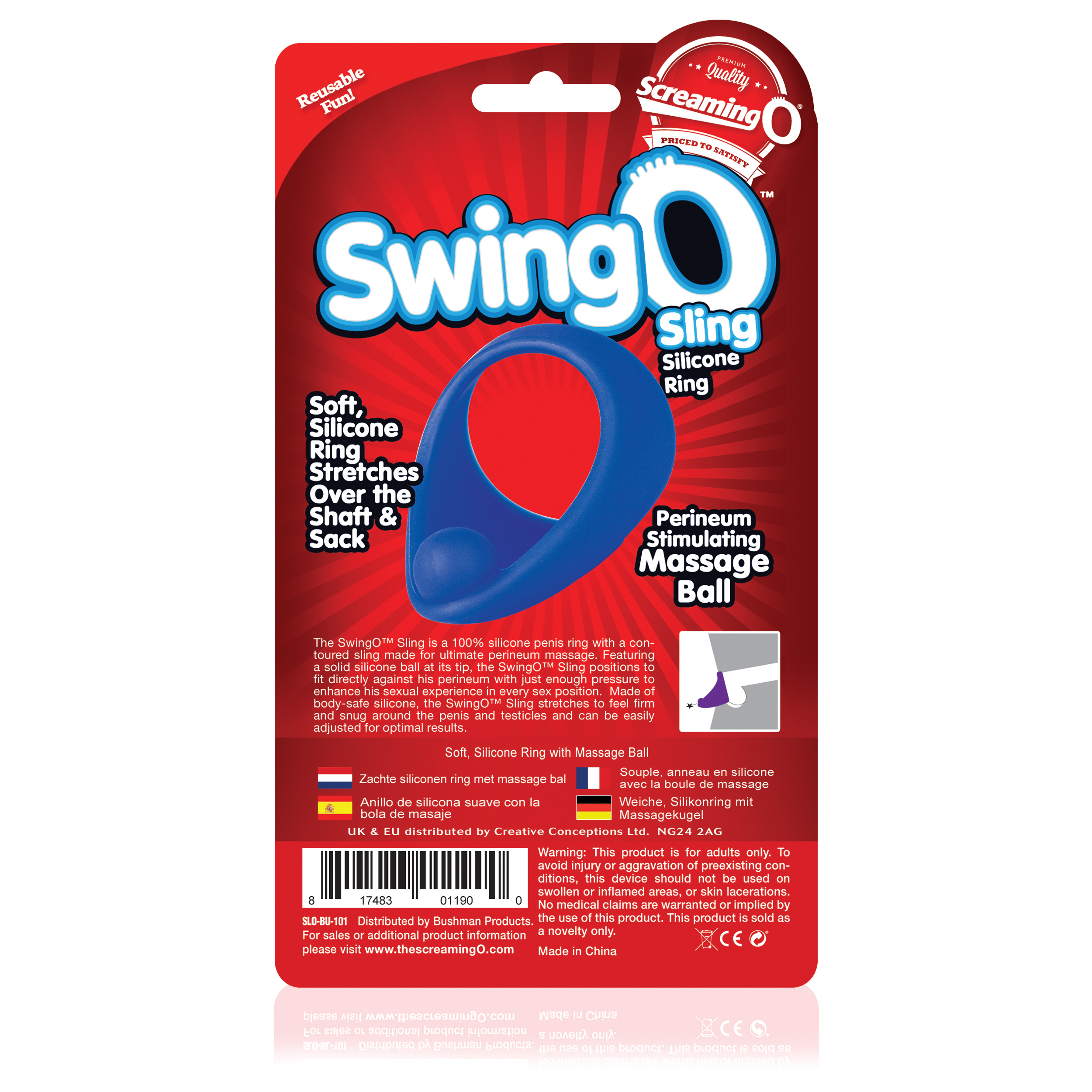 uD2BWSng1y7fj34e2OfYcTtxkpNFWgqy Swingo Sling - 6 Count Box - Blue - Image 1