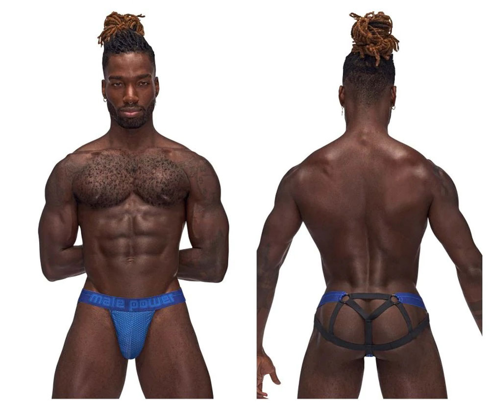 uLxQHqz6KbM7c3jABbvwGUEaECXE9nhz Sexagon Strappy Ring Jock - Large/x-Large - Royal - Image 1