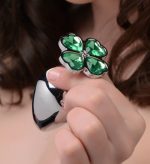 Lucky Clover Gem Anal Plug - Medium - Image 4