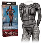 Scandal Plus Size Full Length Lace Body Suit - Plus Size - Black - Image 8