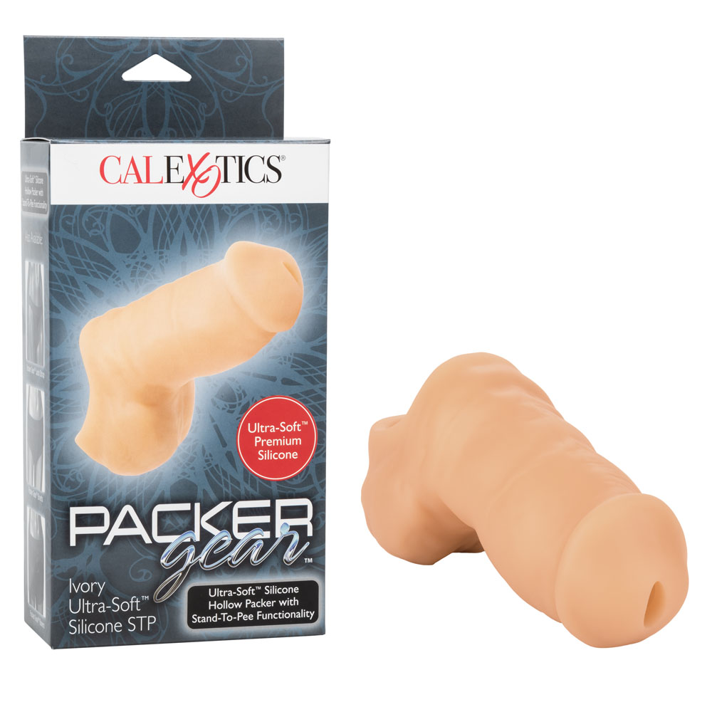 uS4lALYgYeR02624aiqIPYINaT8PxICw Packer Gear 4 Inch Ultra-Soft Silicone Stp Packer - Ivory - Image 1