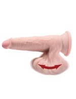 7 Inch Triple Density Cock With Swinging Balls - Light - Image 2
