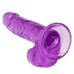 Size Queen 6 inch/15.25 Cm - Purple - Image 5