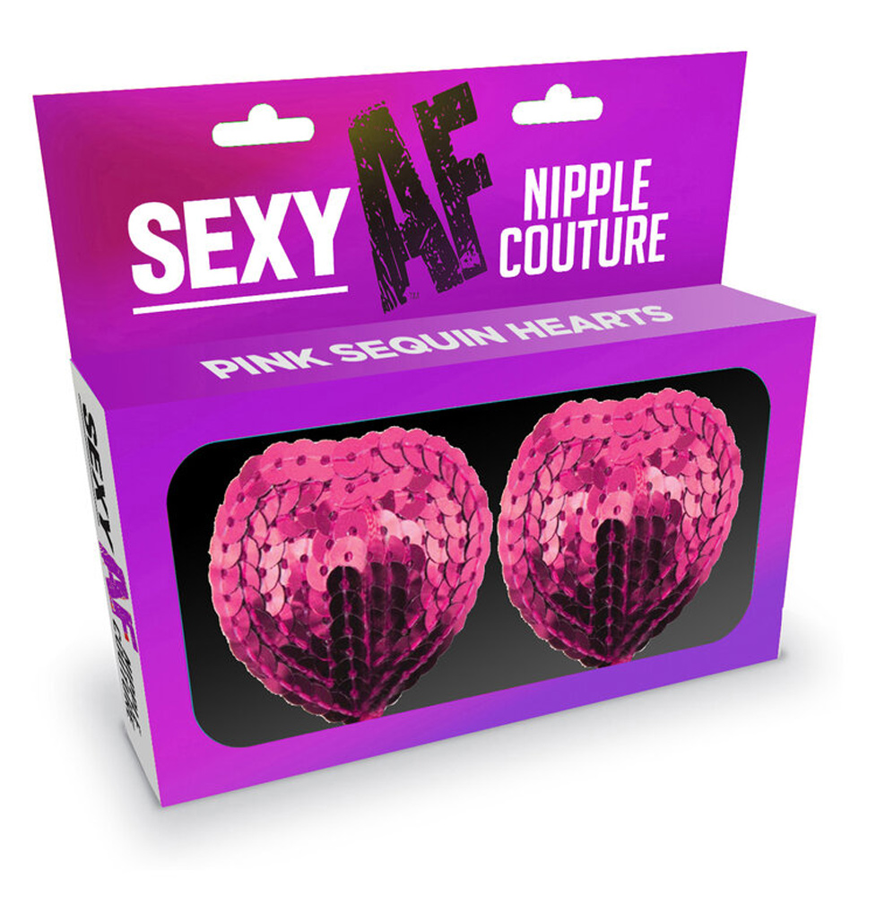 un4kAErHdA4fWf1zrmokAW5thEbu7x1D Sexy Af Nipple Couture Pink Sequin Hearts - Image 1