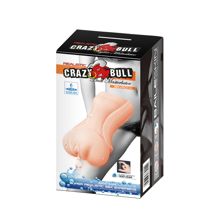 v6MC2jGKpGWBg43EtcxzDunLBZ8386jc Crazy Bull No Lube Masturbator Sleeve - Realistic Pussy Skin-Like Texture - Image 1