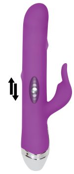 Dancing Pearl Rabbit Vibrator - Purple - Image 6