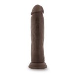 Dr. Skin Plus - 9 Inch Posable Thick Dildo - Chocolate