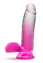 B Yours - Sugar Magnolia - 7 Inch Dildo - Fuchsia - Image 2