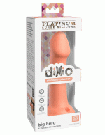 Dillio Platinum - Big Hero 6 Inch Dildo - Peach