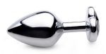 Black Heart Gem Anal Plug - Medium - Image 6