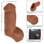 Packer Gear 5 Inch Ultra-Soft Silicone Stp Packer - Brown - Image 6