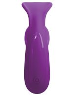 Threesome Total Ecstay Silicone Vibrator - Purple - Image 6