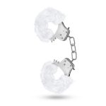 Temptasia - Plush Fur Cuffs - White - Image 2