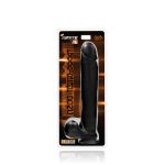 14 Inch Exxxtreme Dong With Suction & Balls - Black - Image 2